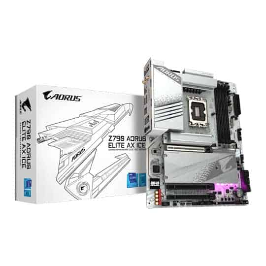 Gigabyte Intel Z790 AORUS ELITE AX ICE PCIe 5.0 ATX Motherboard